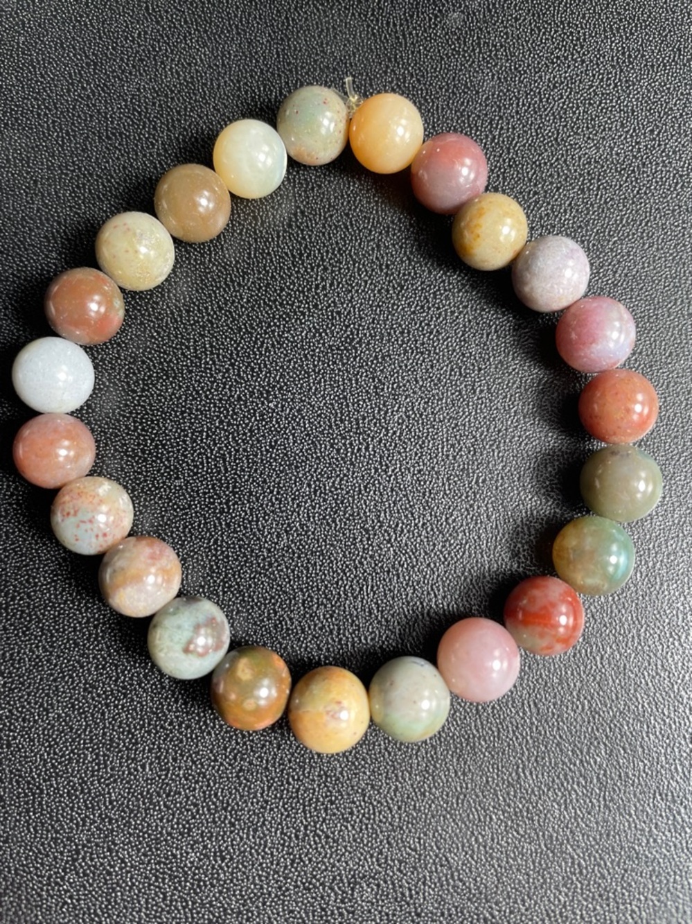 Poppy Jasper, Stretch Bracelet.